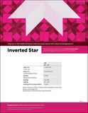 Inverted Star PDF Pattern