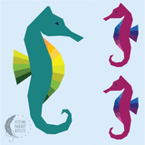 Ocean Ponies PDF Pattern