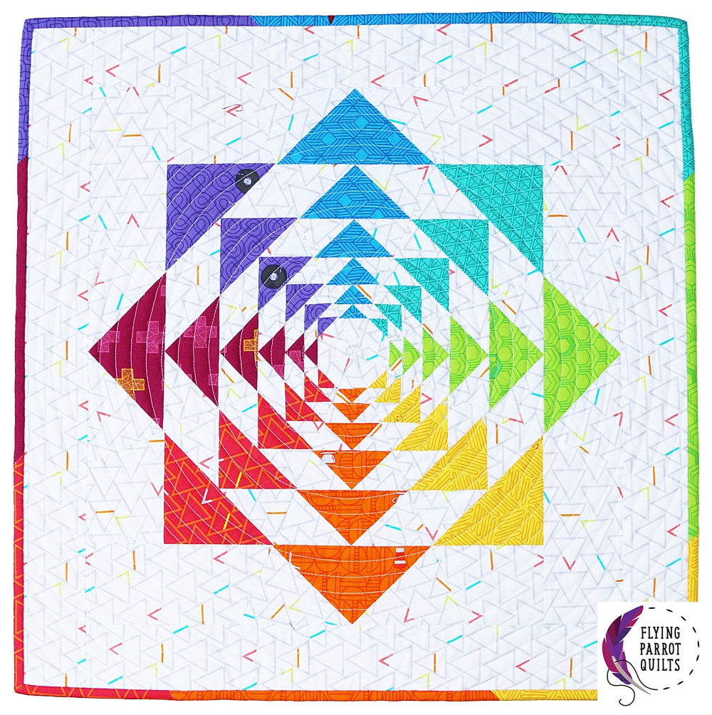 Flighted Fancy Paper Pattern – Flying Parrot Quilts