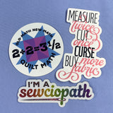 Quilty Fun Sticker Set