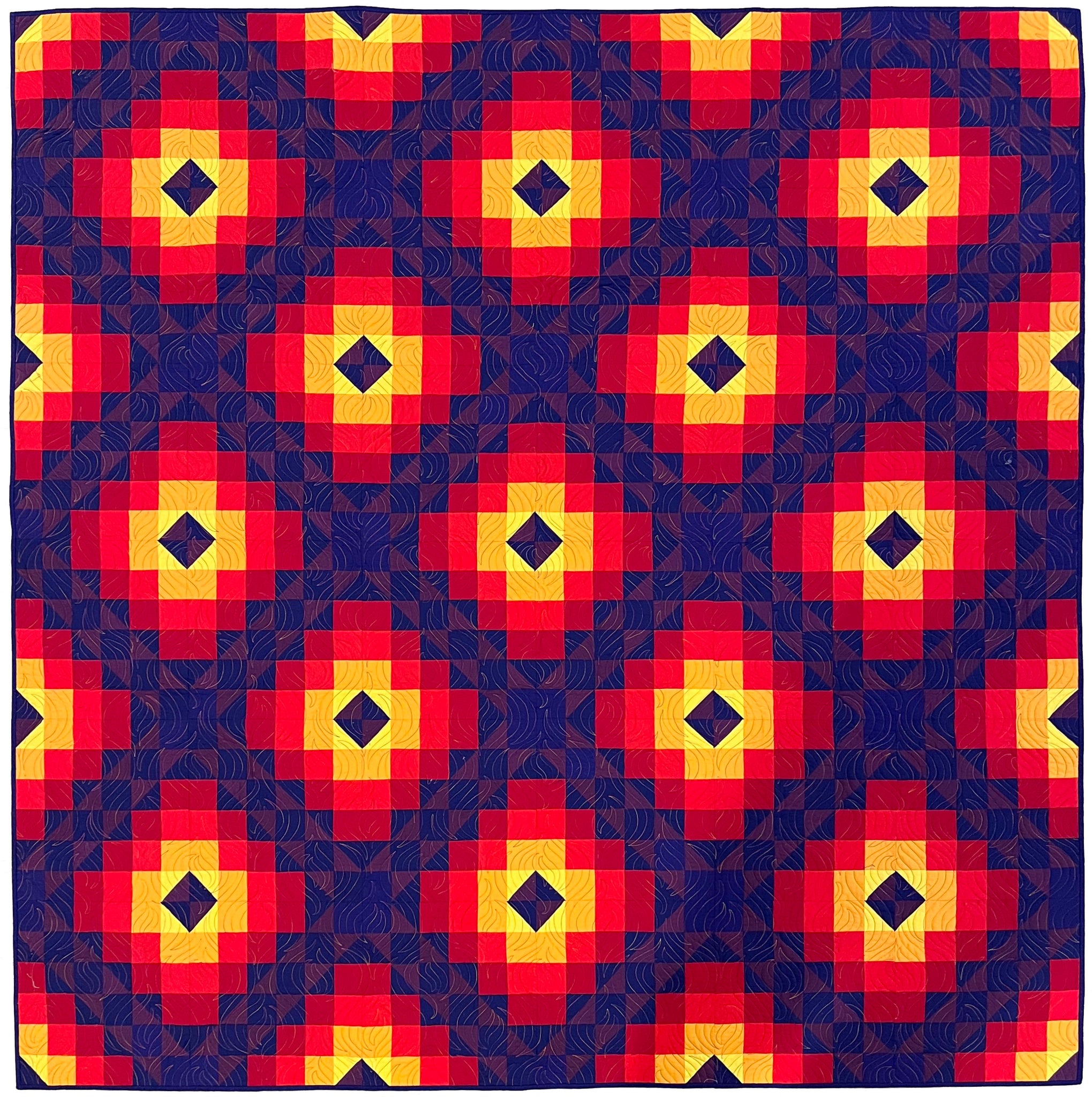 A-OK Sunset 56 by 68 5 Yard Quilt Pattern